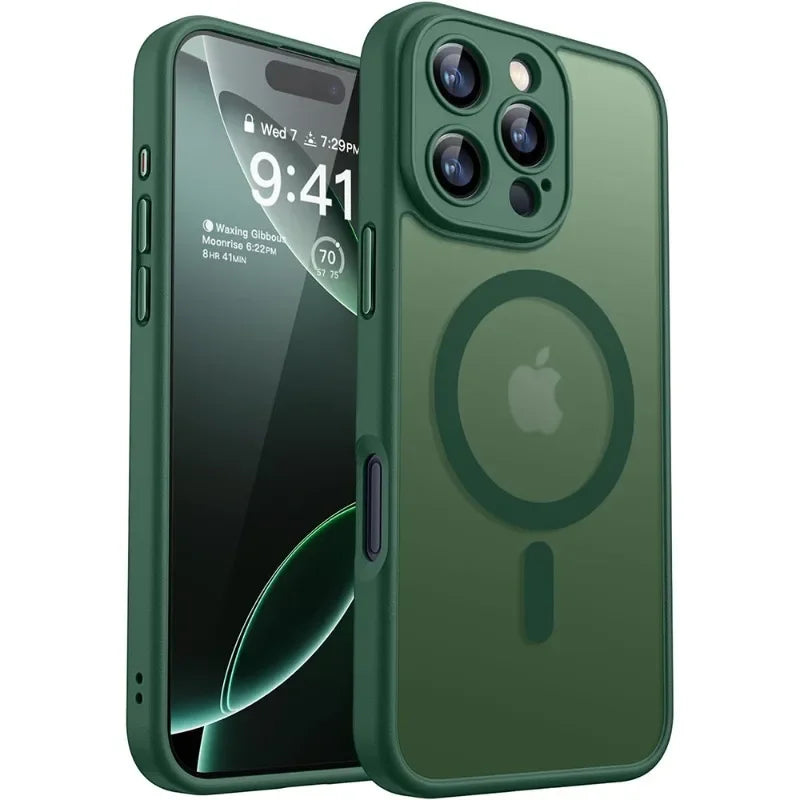 Luxury Frosted Phone Case For iPhone 17 16 15 14 13 12 11 Pro Max 16 15