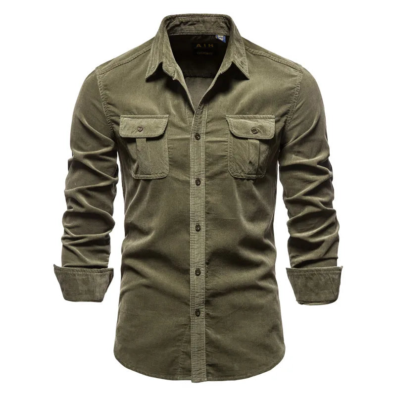 2021 New Single Breasted 100% Cotton Men's